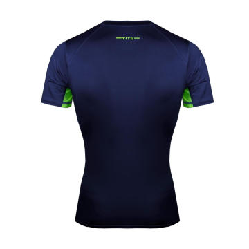 Umidade Wicking Dry Fit Camiseta justa